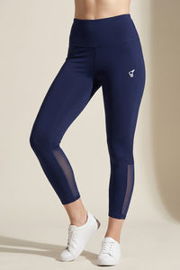 Zelocity Quick Dry Gym Leggings - Blue Depth — thumbnail 2